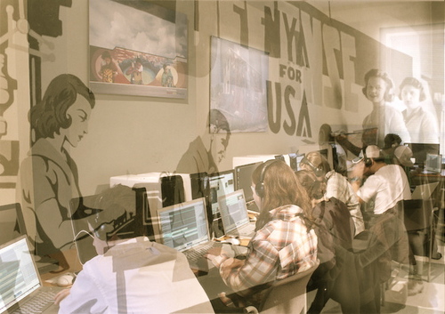 Partnership between Springside Chestnut Hill Academy & Mural Arts Program, Mural in Motion joins student-created music, animation, & video in2 original footage