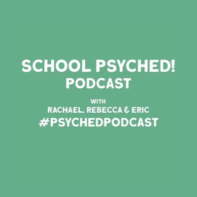 #PsychedPodcast Join us the 1st and 3rd Sundays of each month for a collaborative discussion about school psychology related topics! 8:00 pm EST