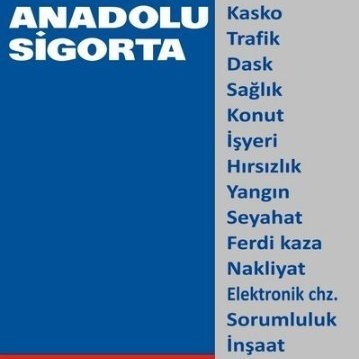 Anadolu Sigorta
Tam Yetkili (A Tipi) Acenteliği
Tel: 0.312.443 0 222
dinamik@dinamiksigorta.com