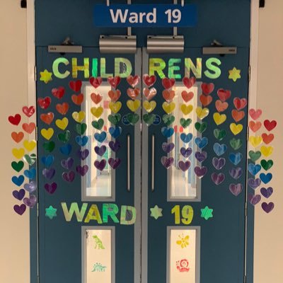 Ward 19 Children’s Ward at the Leicester Royal Infirmary 🌈💙🏥