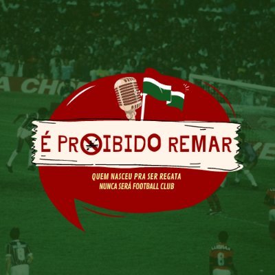 Quem nasceu para regatas, nunca será FOOTBALL CLUB. Podcast de tricolores para tricolores! FLUMINENSE, arquibancada e cerveja! Seja sócio! https://t.co/8jULTiEW0R