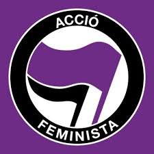 Feminista i antifeixista. Totes unides fem força 💙​❤️