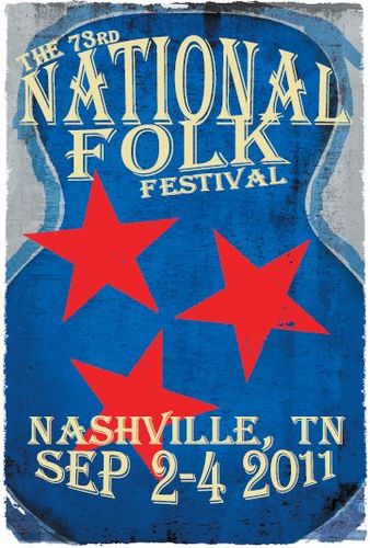 Nashville has been selected as the host city for the National Folk Festival in 2011, 2012 and 2013. Year one kicks off Labor Day Weekend (Sept 2-4) 2011!