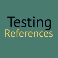 TestingReferences (@testingref) 's Twitter Profile Photo TestingReferences (@testingref) 's Twitter Profile Photo