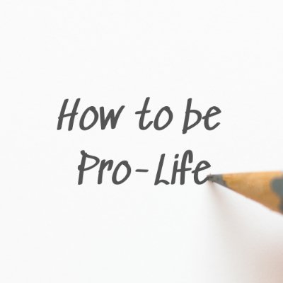 There are countless ways to do pro-life work, and everyone has something to contribute.