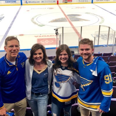 I love my husband, my kids, my dog, my family, my friends and my St. Louis Blues🏆