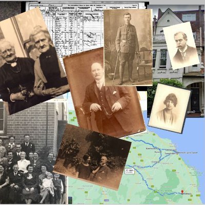 Sharing my ancestors. Could they be yours? Thomson,Creasey, Buckley, McFarland...Freeman, Giles, Evans, Gibby. Newman, Allingham, Blunden, Fairman, Woodger