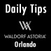 A special page for Waldorf Astoria Orlando guests, featuring daily tips, tidbits, and updates on activities around the resort.