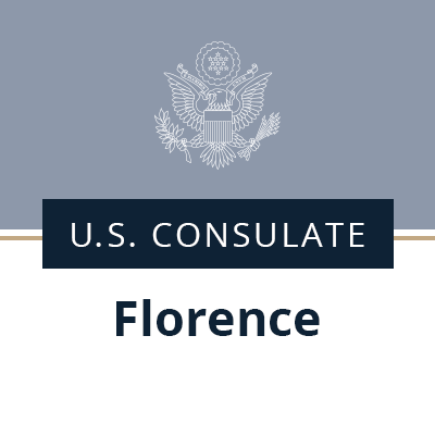 U.S. Consulate General in Florence, Italy.  #Tuscany, #EmiliaRomagna, and #SanMarino 🇺🇸🇮🇹🇸🇲Est.1819 #insieme200 U.S. citizen emergency phone:   +39 06.46741