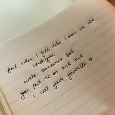 spreading swiftie positivity by handwriting your requested TS lyrics dedicated to your faves or to you cause self love is impt! ✍️💛