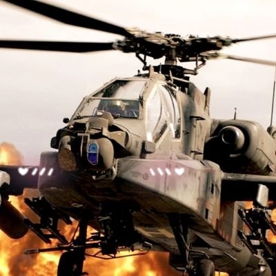 i am a Boeing AH-64 Apache helicopter