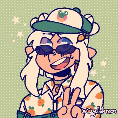 I make characters in Picrew, it's an avatar making free fun game, art is not mine, its credited in all of the characters I make by the artists signature.