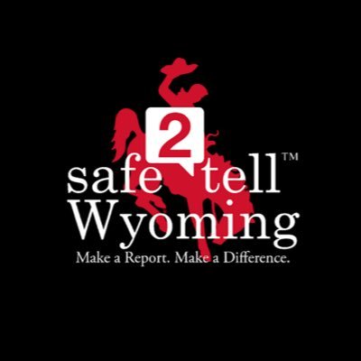 Safe2Tell WY is a confidential tip line that allows students, parents, staff, and Wyoming community members to report school safety concerns 24/7.