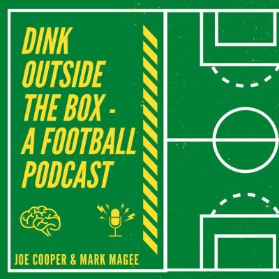 Football podcast where a couple of pals talk all things ball. 
Spotify, Apple Podcasts, Google Podcasts - Dink Outside The Box
Listen and share now!