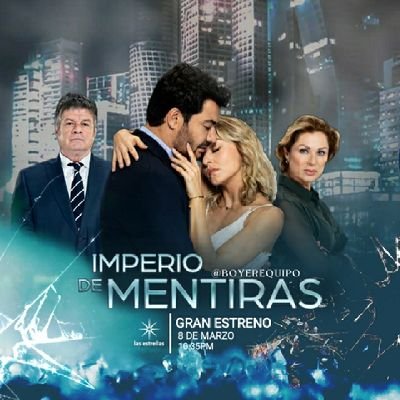 Apoyo a la nueva novela de #gisellegonzalezof cuenta oficial de la novela @ImperioMentiras protagonistas por @Anboy88 y @andrespalacios1