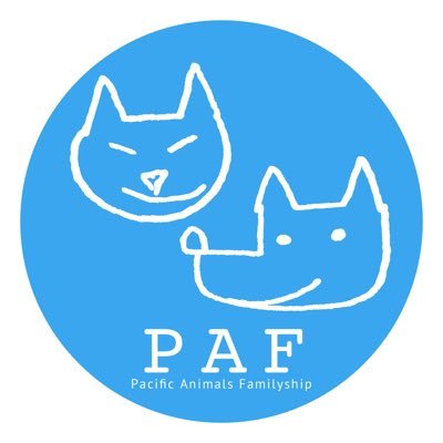 Pacific Animals Familyship 通称PAF（ぱふ）／動物愛護指導団体／千葉県銚子市／茨城県神栖市／東総／鹿行／利根川河口／太平洋沿岸／外房／TNR／動物と人間の共生／無理をしない動物愛護 🐶🐱 info.pacific.animals.familyship@gmail.com📩