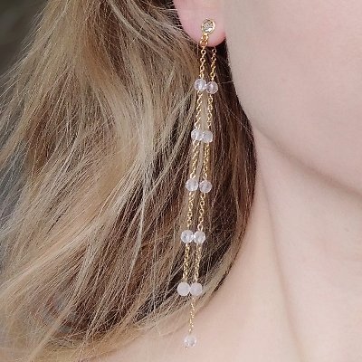 Bijoux épurés et minimalistes faits main en pierres naturelles de très haute qualité, argent et or gold filled - Bien être par les pierres