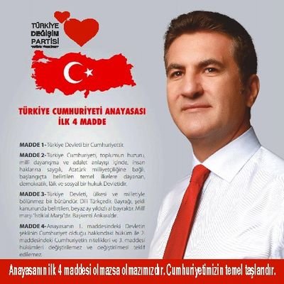 Türkiye Değişim Partisi Adana İl Başkanlığı Resmi Twitter Hesabı 🇹🇷  https://t.co/twD07OPWwO