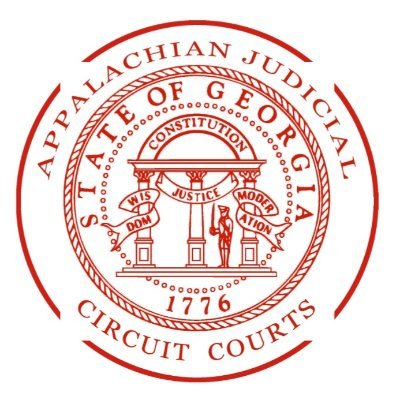 The official Twitter account for announcements released by the Appalachian Judicial Circuit, which is comprised of Pickens, Fannin, and Gilmer Counties.