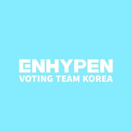The first and new established  K-ENGENE Voting team from South Korea 🇰🇷 Affiliated to @ENHYPENVT 🗳️