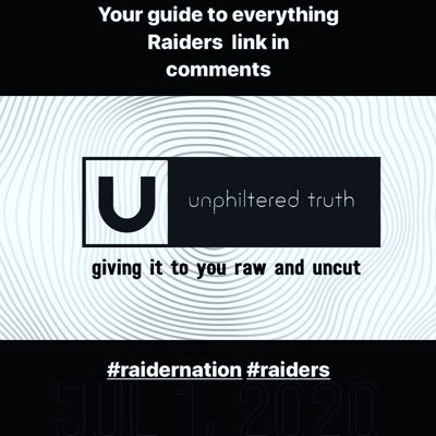 UnphilteredTruf's profile picture. “We do what we do, because #Raidernation deserves better.” @PhilJonesNFL, and @PhilRobinsonIII | all views and positions are our own | EOSP