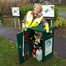 Make it easy for your volunteers, have the equipment exactly where you use it, in the park in a Superbin. Over 50 now around the UK
