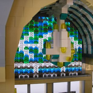 Explorations in Lego, with a focus on stations, trains, architecture, and sometimes maps