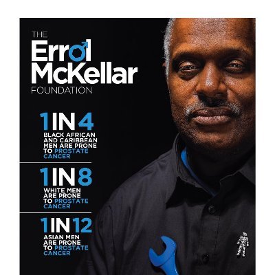 The Errol McKellar Foundation is a registered charity 1181574 (England & Wales) founded to promote awareness of prostate cancer & encourage men to get tested.