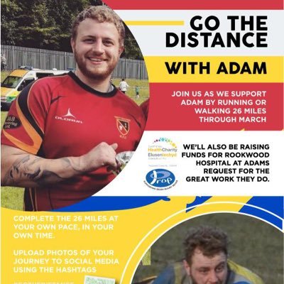 Supporting our friend Adam Harcombe by running / walking 26 miles in March #GotheDistance #ZeroNegativity #AH12