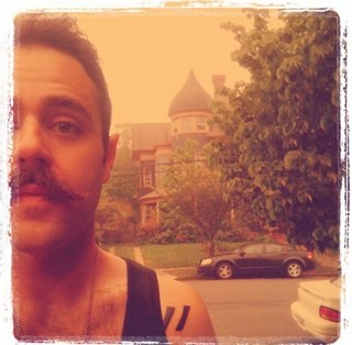 I play and write music, work out, eat, and wear a moustache...sometimes.