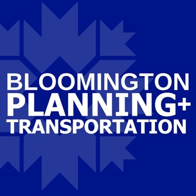 The official twitter feed for the City of Bloomington, Indiana Planning and Transportation Department. (Links/RTs/mentions/follows ≠ endorsements)