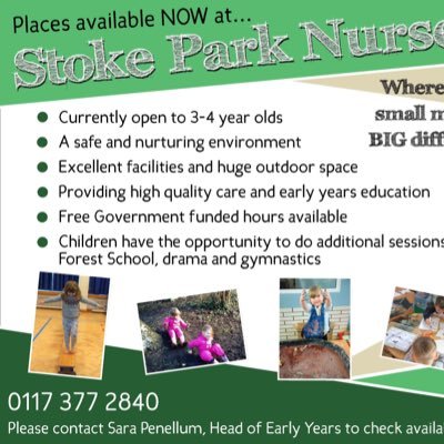 NurseryStoke's profile picture. Nursery Class for 3-4yr olds