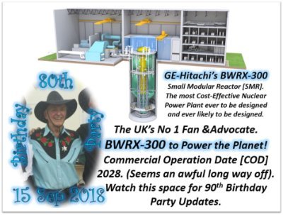 Born in the 1930s now in my 10th decade! Wanting to get to a fossil-fuel-free planet for future generations. SMRs and Green Hydrogen will do it. Believe Me!!!!!