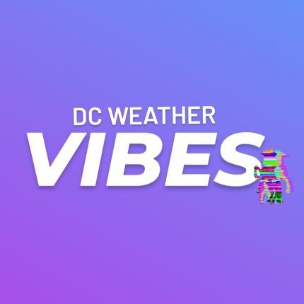 your DC weather forecast + good vibes. that's it. 🌈✊🏾