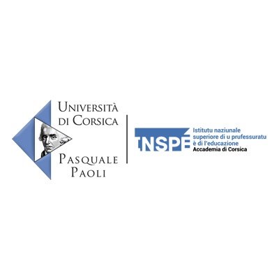 Institut National Supérieur du Professorat et de l'Éducation de Corse • Master MEEF : 4 mentions • 3 sites de formation : Aiacciu | Borgu | Corti • @UnivCorse