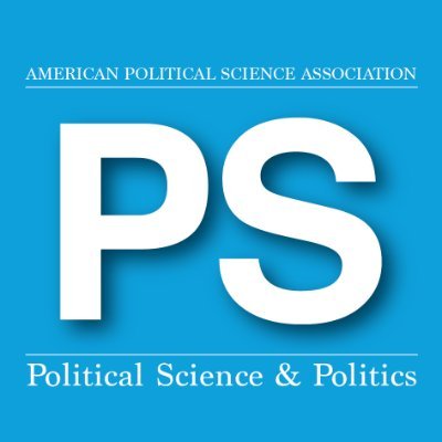 PS: Political Science & Politics is the journal of record for the discipline. Email: ps@apsanet.org. Read here: https://t.co/PsZYomEnIW RTs not endorsements.