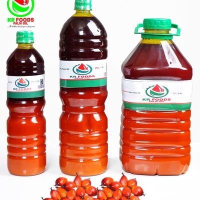 8 out of 10 bottles of palm oil in the market are adulterated.
We farm, process, and package unadulterated palm oil readily affordable for your cooking needs.