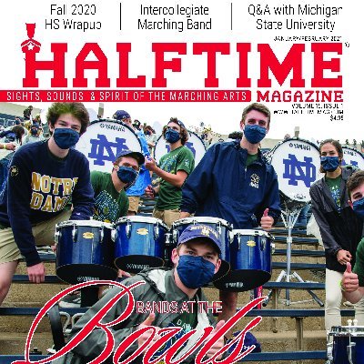 Bimonthly publication and website for the marching arts. #marchingband #marchingarts #drumcorps #guard #drumline #musiced #halftimemag