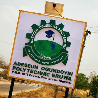 Official Page: Students’ Union Government of Adeseun Ogundoyin Polytechnic, Eruwa Face of the Week🤴👸 Funny Pics😂 Memes🤷‍♂️ Regram 📣 Academics Updates🎓