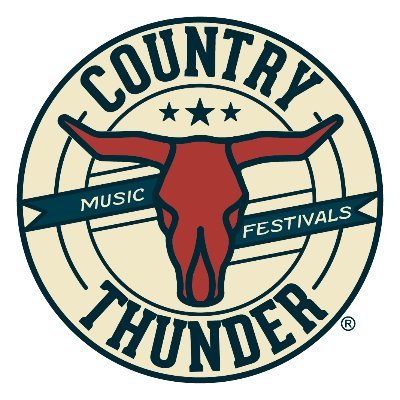 Country Thunder Music Festivals 4 Stickers 1 Refrigerator Magnet Arizona & Wis.