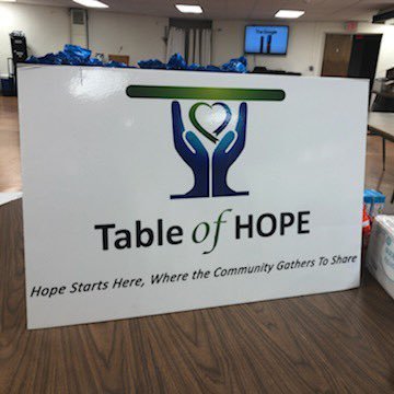 “Hope Starts Here, Where the Community Gathers to Share”