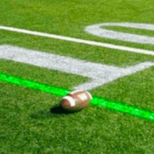 First Down Laser Line seamless real-time patented complete combination football game system