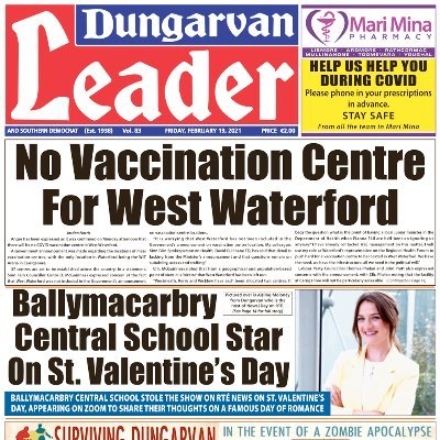Dungarvan Leader, West Waterford's leading newspaper