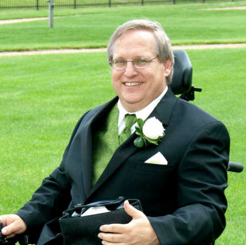 I'm a Christian papa, dad, husband, son, brother, uncle, & friend. MS took my walking, but I'm liberated from bed by God and my wheelchair. I love people.
