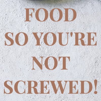 Official account for Foodsoyou'renotscrewed blog