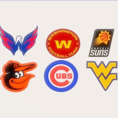 Orioles #BirdLand
Cubs #NorthSide
WFT #WashingtonFootball 
WVU #HailWV
Caps #ALLCAPS
Suns #WeAreTheValley

ATLA Enthusiast 
I like Sports if you couldn't tell