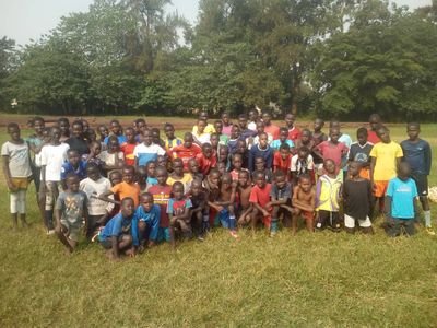we are an orphanage home and football academy in the slums of Kakira founded by Coach Brian a Birmingham City F.C long time fan(supporter)