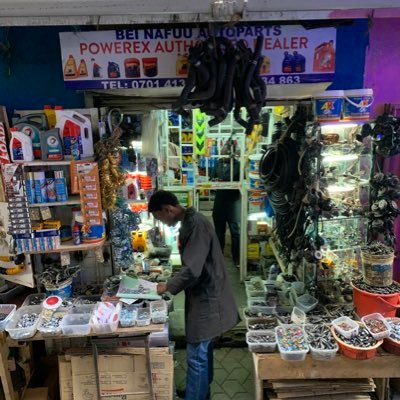 DEALERS IN:Car Service Parts/Accessories,Batteries and Lubricants
 at wholesale/retail.Located on Kirinyaga road,Nairobi ☎️ +254701413464 Open from 6:30am - 6pm