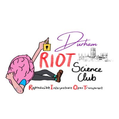 RIOTS club @DurhamPsych. We share information about open science events. Our biweekly talks are open to all: https://t.co/CuLAV9MxvB