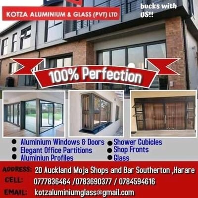 KOTZALUMINIUM AND GLASS For all your aluminium requirements and shop fitting fix and supply